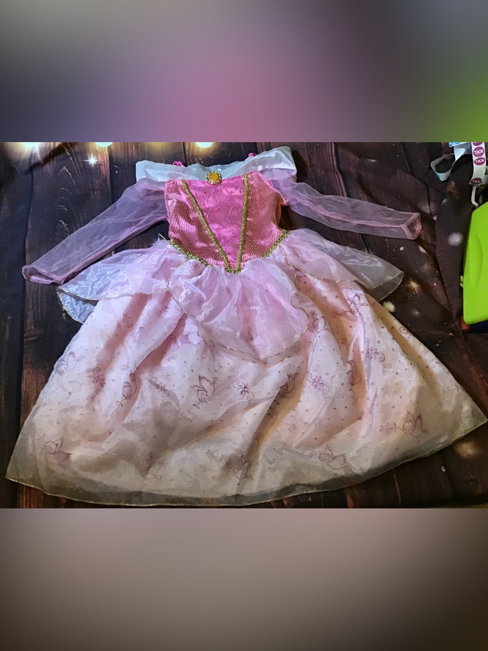 Disney store sleeping beauty Aurora size 5 girls dress